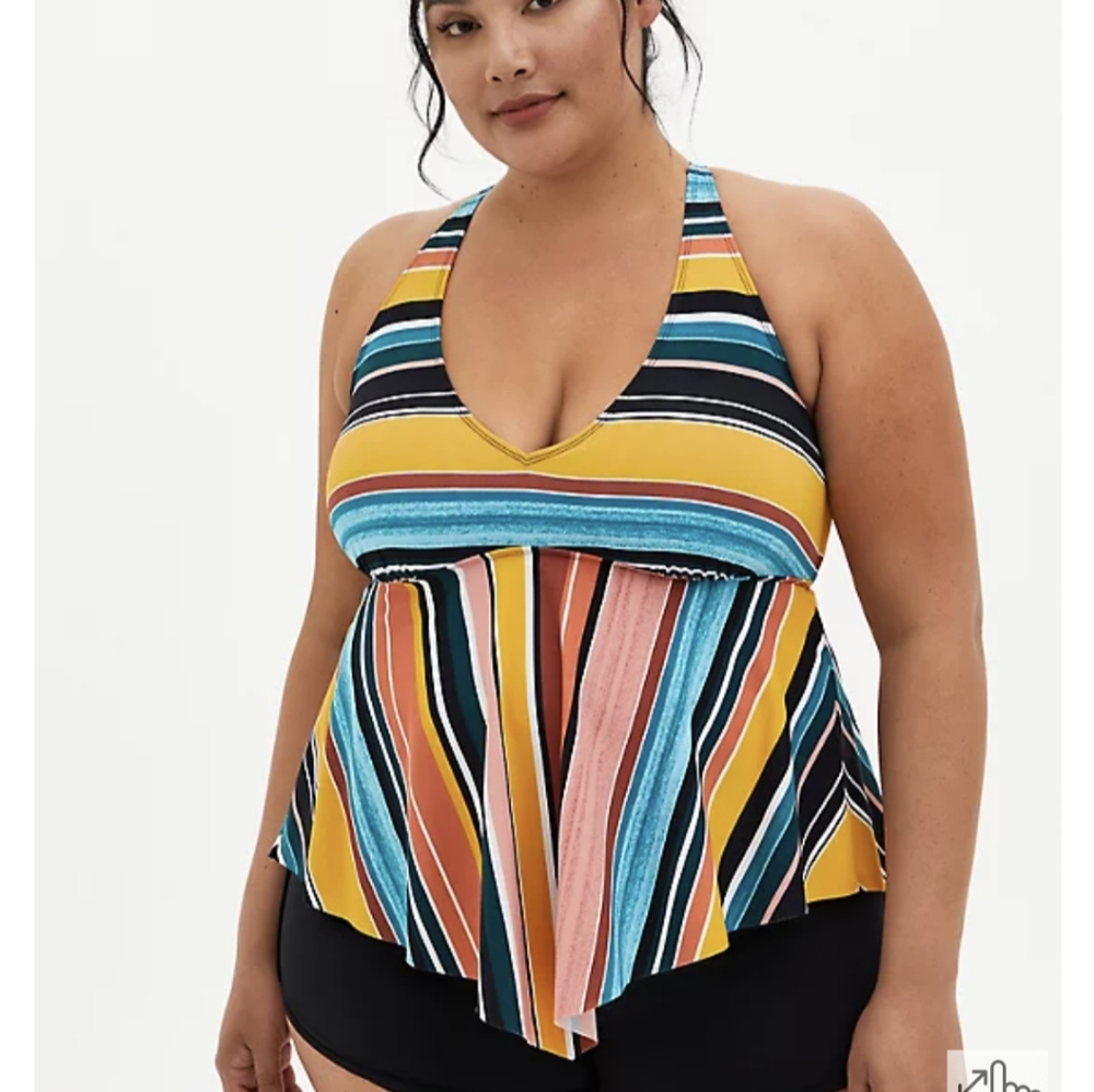 Torrid tankini wireless swim top 0/12